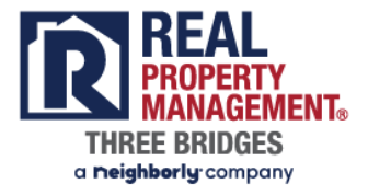 Real Property Management Three Bridges logo