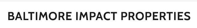 Baltimore Impact Properties logo